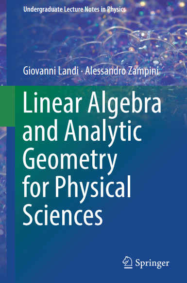 Linear Algebra And Analytic Geometry For Physical Sciences