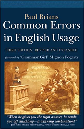 Common Errors in English by Paul Brians 