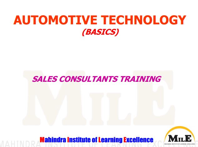 Automotive Technology (Basics)