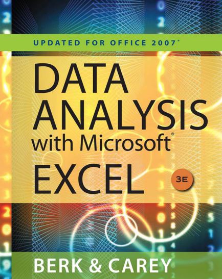 Data Analysis with Microsoft Excel 