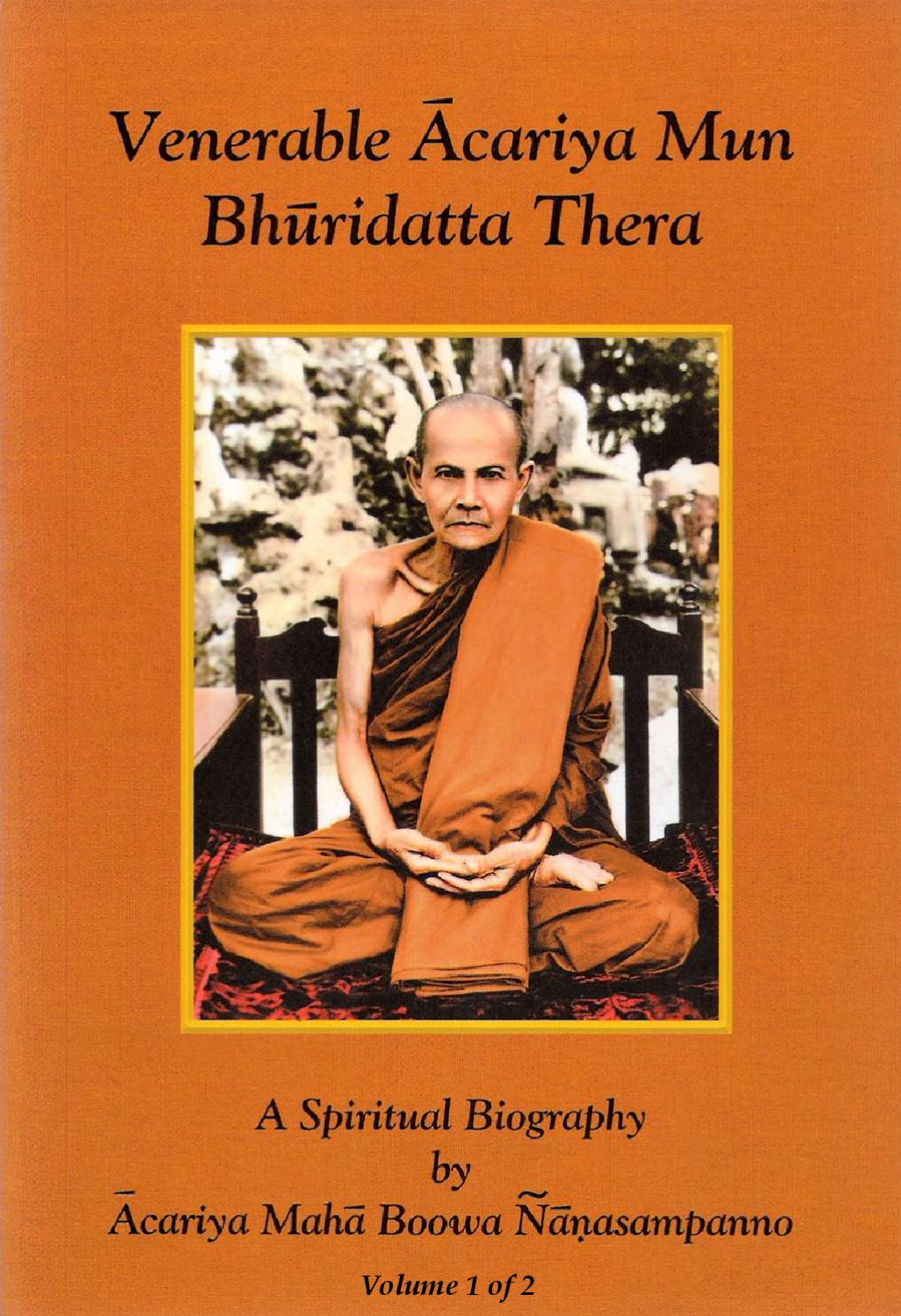 Venerable cariya Mun Bhridatta Thera