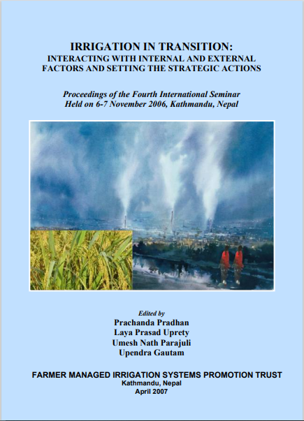 IRRIGATION IN TRANSITION: INTERACTING WITH INTERNAL AND EXTERNAL FACTORS AND SETTING THE STRATEGIC ACTIONS 