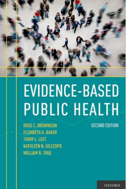  Evidence-Based Public Health 