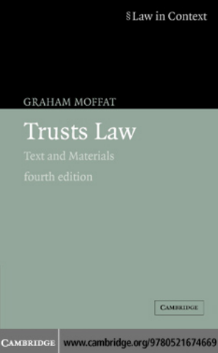 Trust Law: Text and Materials