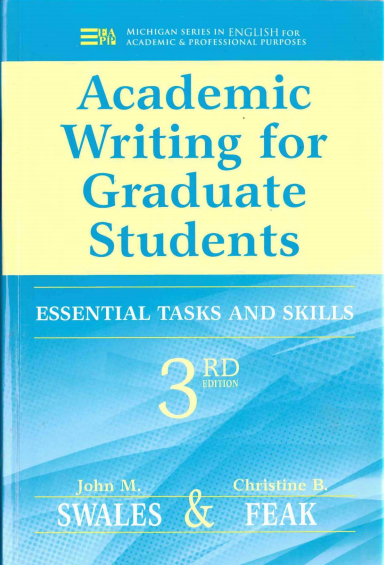 Academic Writing for Graduate Students 
