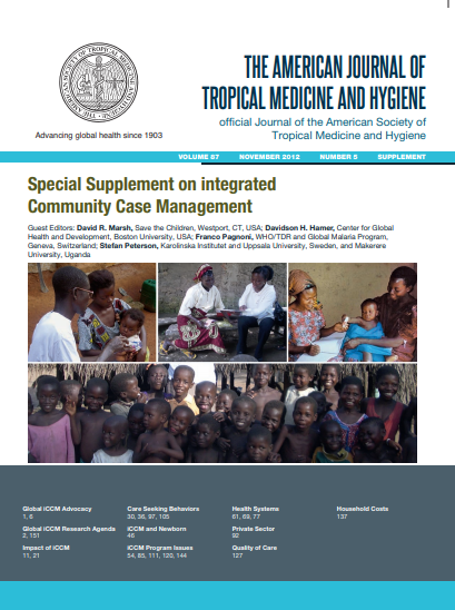 THE AMERICAN JOURNAL OF TROPICAL MEDICINE AND HYGIENE