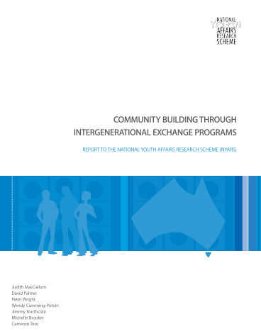 Community Building Through Intergenerational Exchange Programs