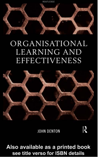 Organisational Learning and Effectiveness