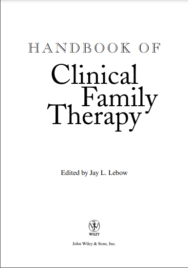 HANDBOOK OF Clinical Family Therapy