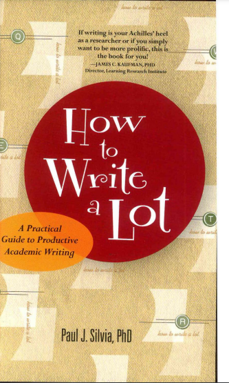 How To Write A Lot