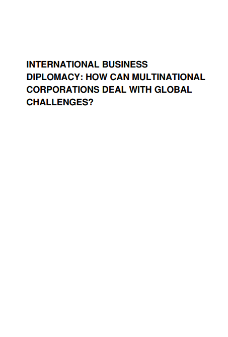 International Business Diplomacy