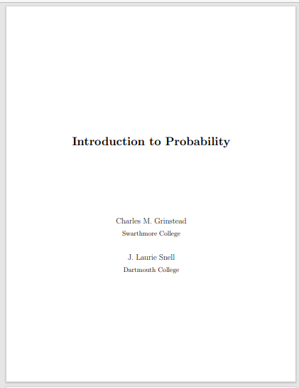 Introduction to Probability