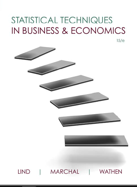 S t a t i s t i c a l Te c h n i q u e s i n Business & Economics