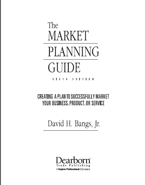 The Market Planning Guide 