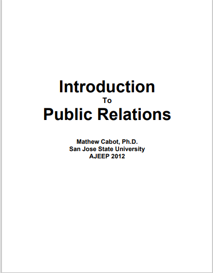 Introduction To Public Relations
