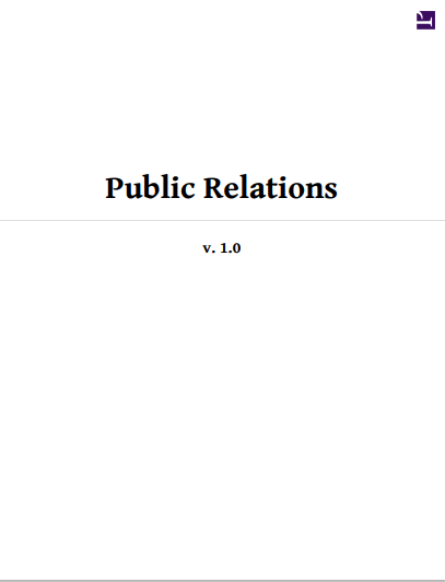 Public Relations