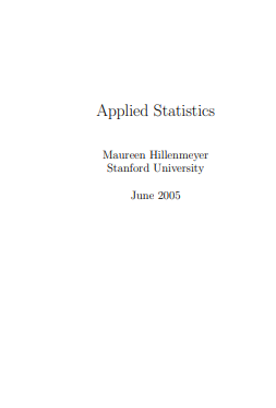 Applied Statistics