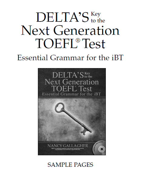 DELTA�S Next Generation TOEFL� Test