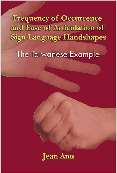 Frequency of  Occurrence  and Ease of  Articulation of  Sign Language  Handshapes