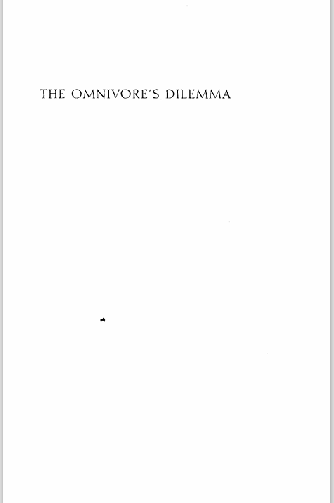 The Omnivorse Dilemma 