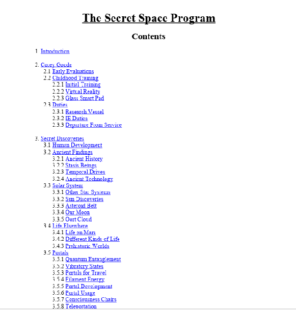 The Secret Space Program