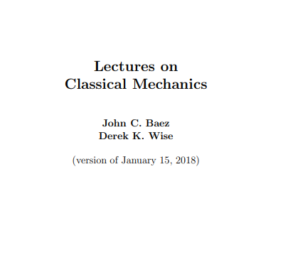 Lectures on Classical Mechanics