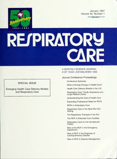 RESPIRATORY Science Journal. Established 1956. Official Journal of the American Association CtRE