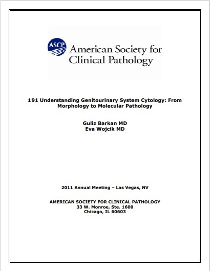 191 Understanding Genitourinary System Cytology: From  Morphology to Molecular Pathology