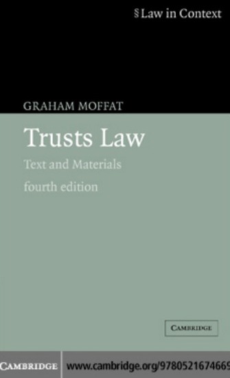 Trusts Law Text and Materials