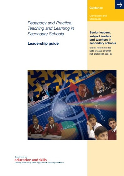 Pedagogy and Practice: Teaching and Learning in Secondary Schools
