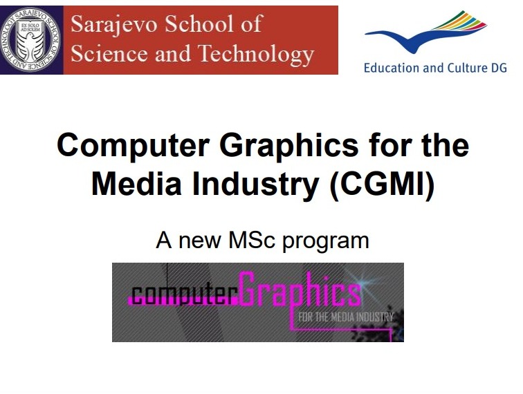 Computer Graphics for the  Media Industry (CGMI)