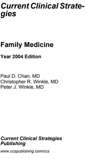 Current Clinical Strategies Family Medicine