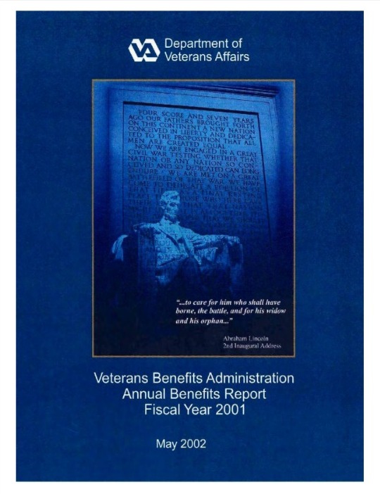 THE UNDER SECRETARY OF VETERANS AFFAIRS FOR BENEFITS WASHINGTON, D.C. 20420