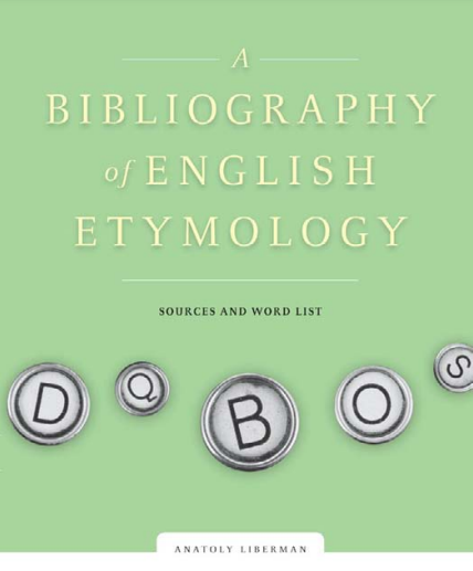 A Bibliography of English Etymology
