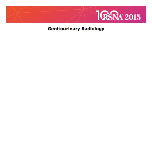 Genitourinary Radiology