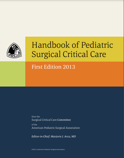 Handbook of Pediatric Surgical Critical Care 