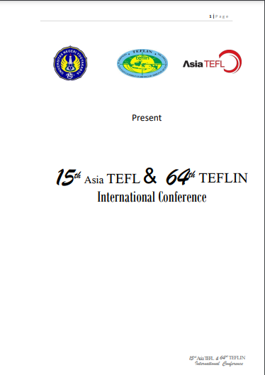 15th Asia TEFL& 64 th TEFLIN International Conference