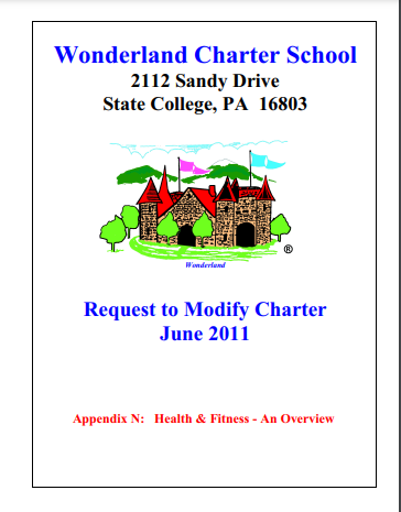 Wonderland Charter School 2112 Sandy Drive State College, PA Appendix N : Health and Fitness - An Overview